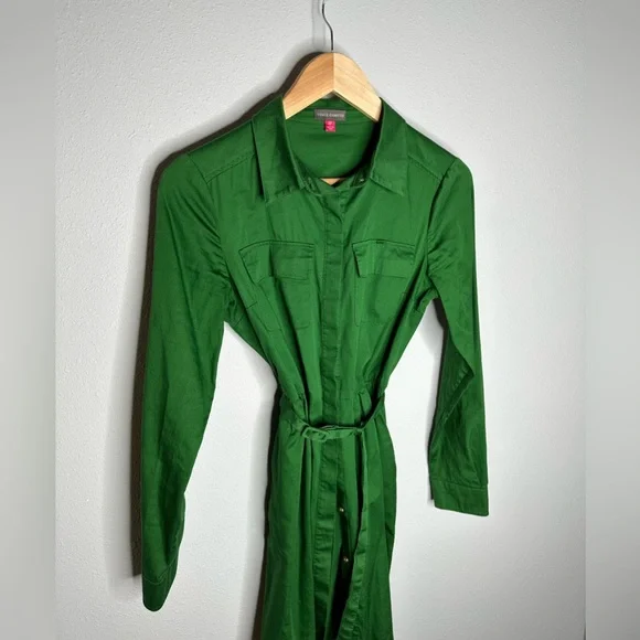 Vince Camuto 4P green dress sleeves and pockets - Picture 2 of 7